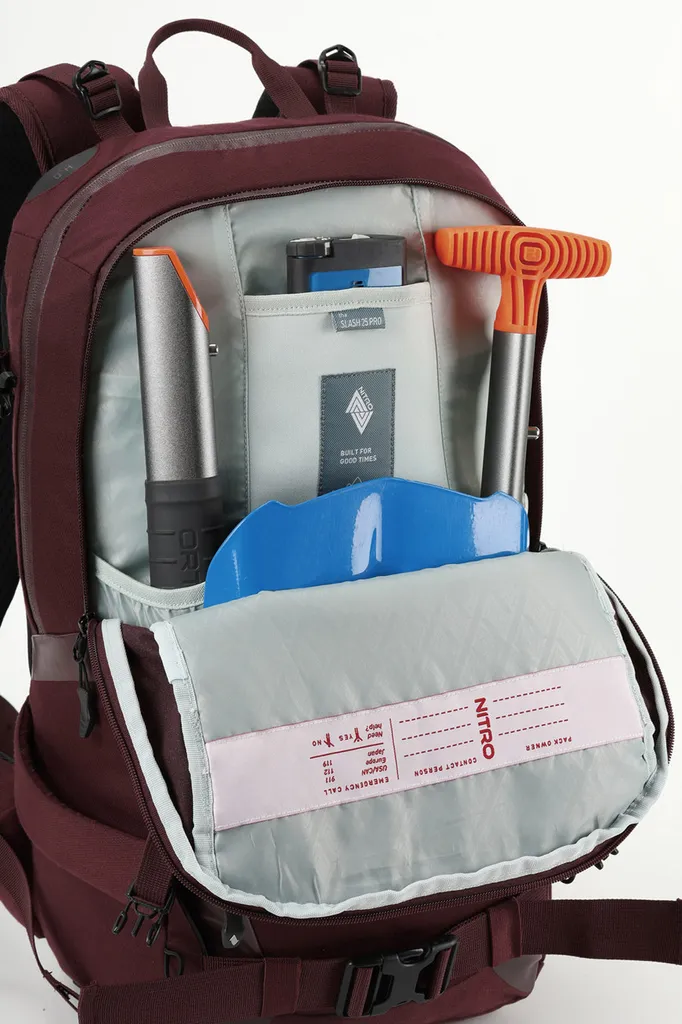 Nitro Slash 25 Pro Backpack Wine - Sac à dos Technique Adventure Collection - 9