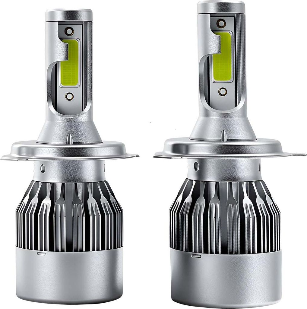 Avizar, 2er Set LED C6 H11 24W High-Intensity Auto-Scheinwerfer, Silber