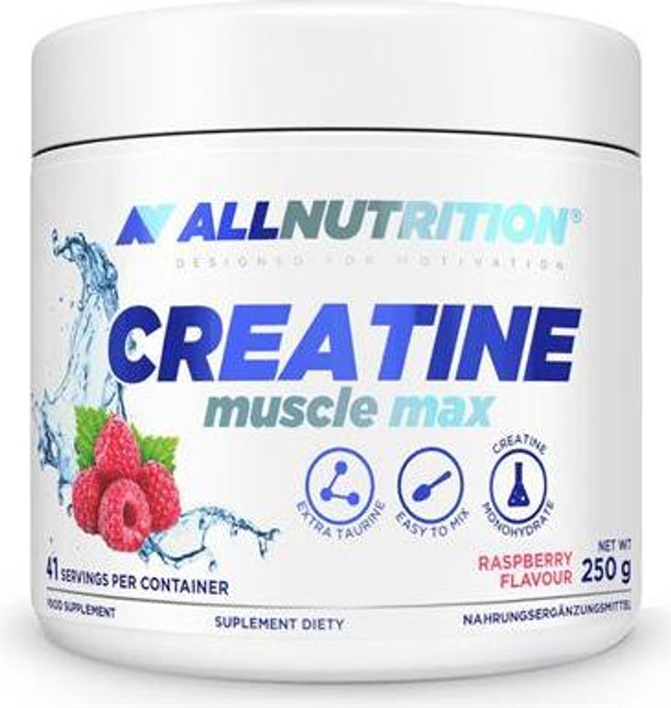 ALLNUTRITION Creatine Muscle Max 250g Himbeere Kreatinmonohydrat Kreatin Muskeln