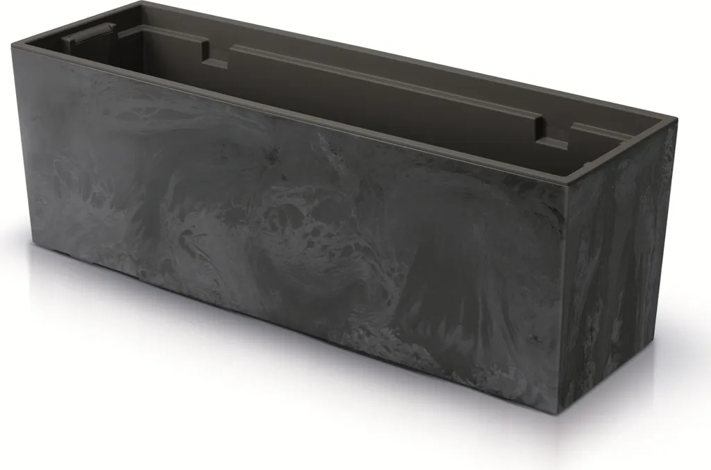 Aménagez votre balcon avec la jardinière Urbi Case Beton 77cm auto-arrosante