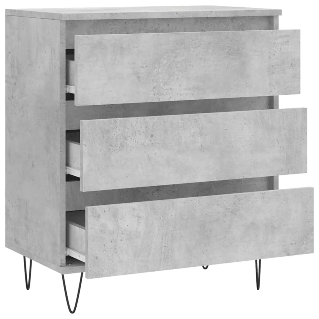 Offerta VidaXL Credenza 60x35x70 Grigio Cemento - Spazio Extra Ora - 11