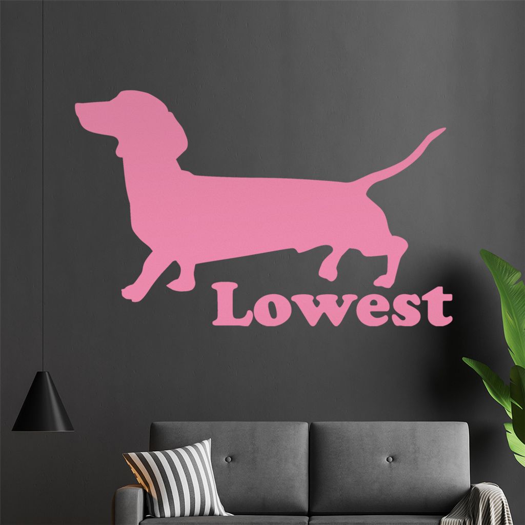 Lowest Wandtattoo in 6 Größen - Wandaufkleber Wall Sticker - Dekoration, Küche, Wohnzimmer, Schlafzimmer, Badezimmer