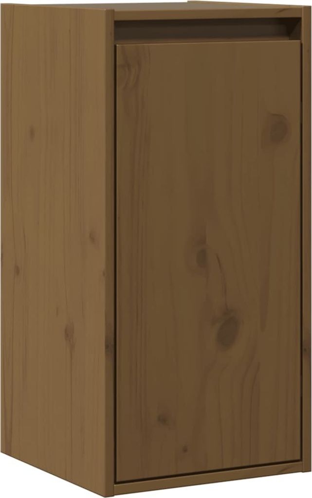 vidaXL Nástěnná skříňka Honey Brown 30x30x60 cm Borovicový Obrázek produktu 