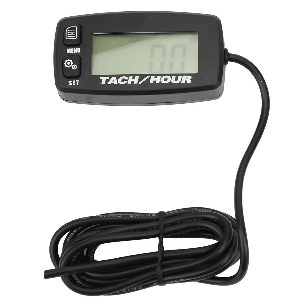 Compte-tours moteur réinitialisable avec écran LCD rétroéclairé bleu - 4