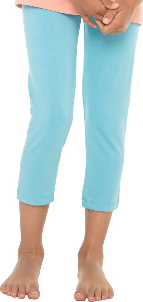 Celodoro Kinder Leggings (3/4 Capri) - Hellblau 110-116