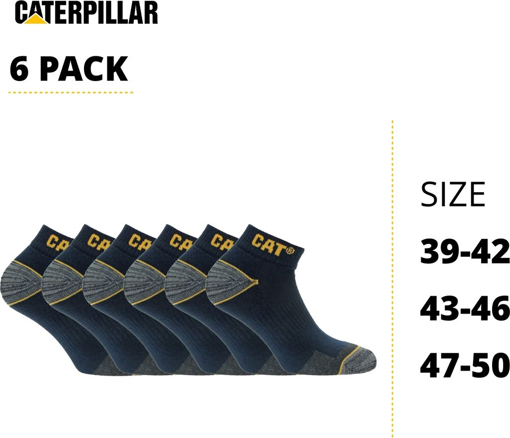 Caterpillar 6 Paar Socken / Arbeitssocken / Arbeitssneaker Produktbild 2