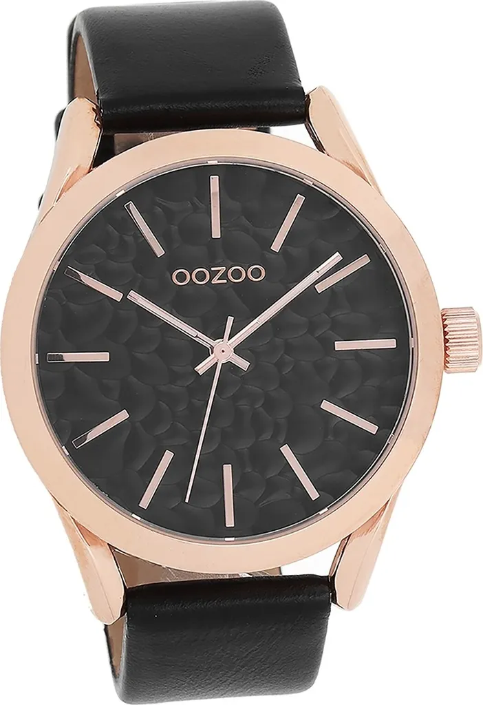 Montre Femme Cuir Noir Confortable - Cadran Lisible et Style Discret