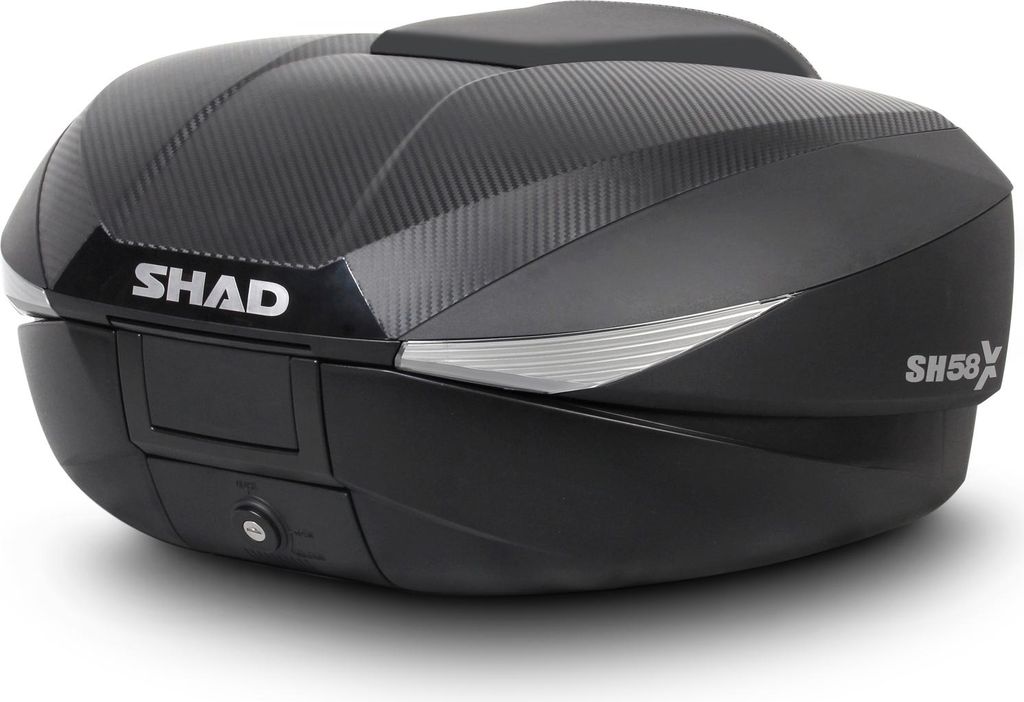 SP 1092084 SHAD SH58X Top Case - Carbon-Abdeckung inkl. passend fuer PIAGGIO MP3 500 Carbon Mat