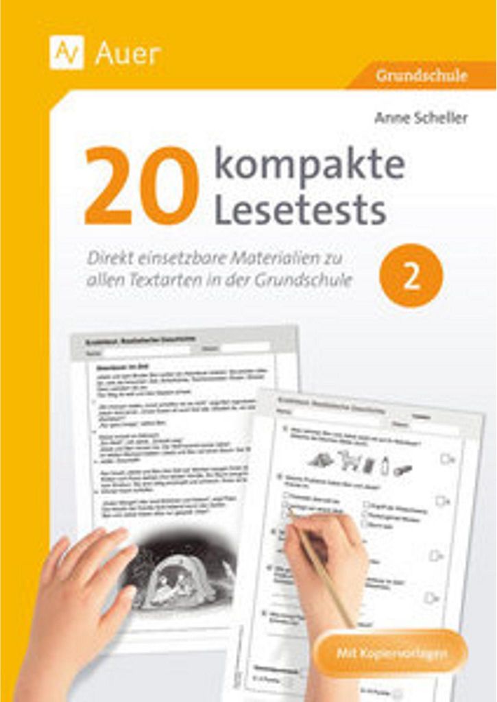 20 kompakte Lesetests für Klasse 2 Image du produit 