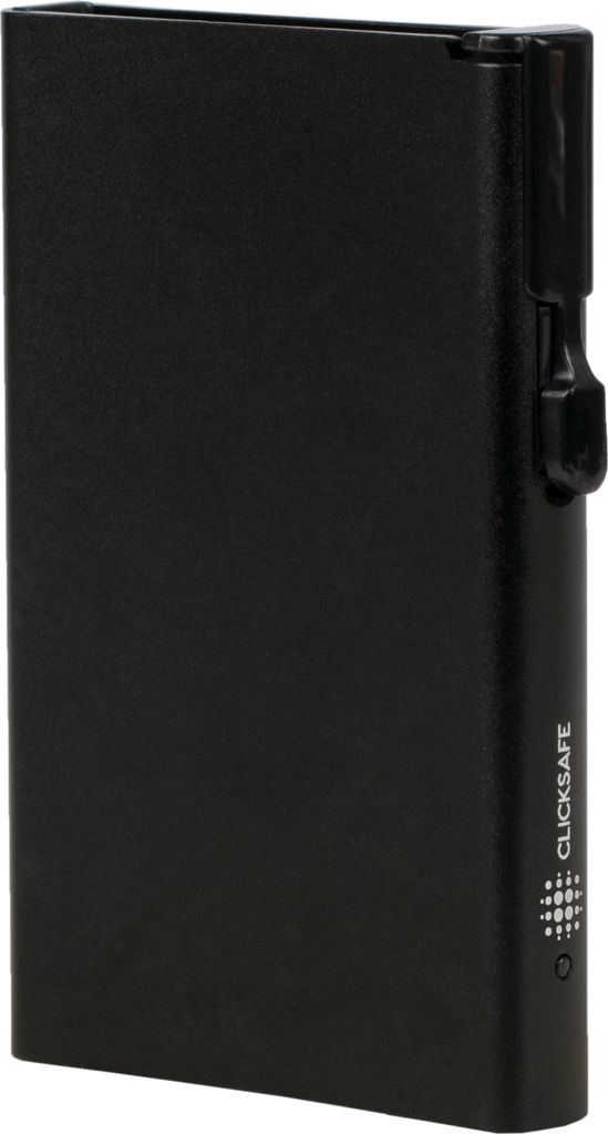CLICKSAFE Etui Tresor 951000, 9,7 x 6,4 x 1,3 cm, Farbe: schwarz
