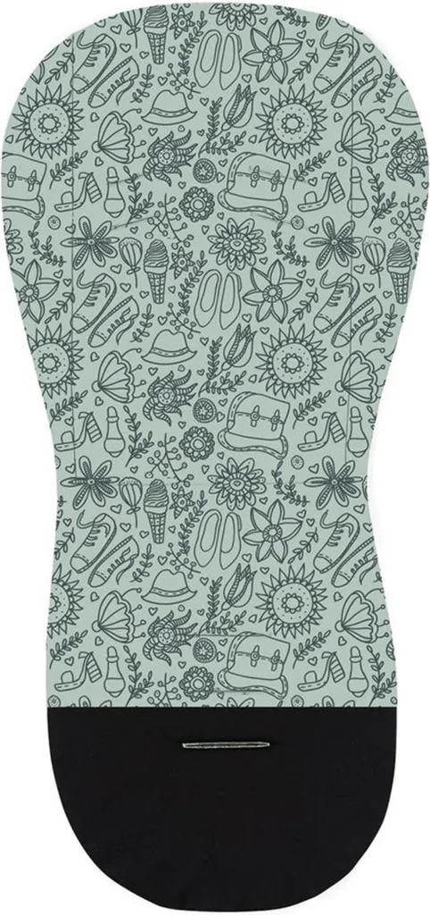 Insert pour poussette PETITE&MARS Foamy Green Hipster universel doux