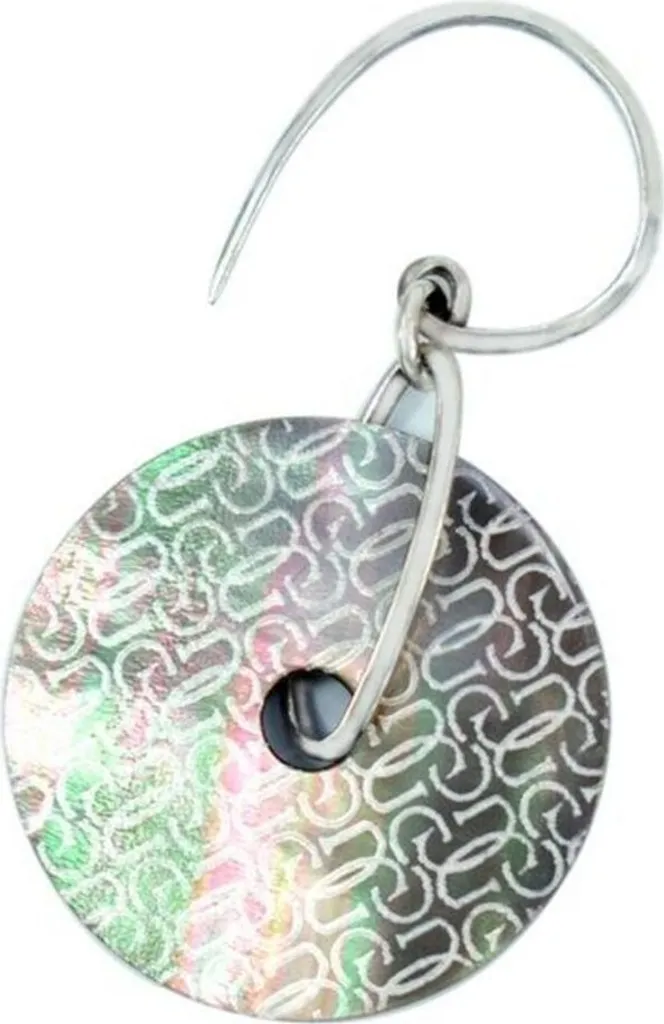 Boucles d'oreilles créoles Gc Watches CWE90701 argentées de 40 mm