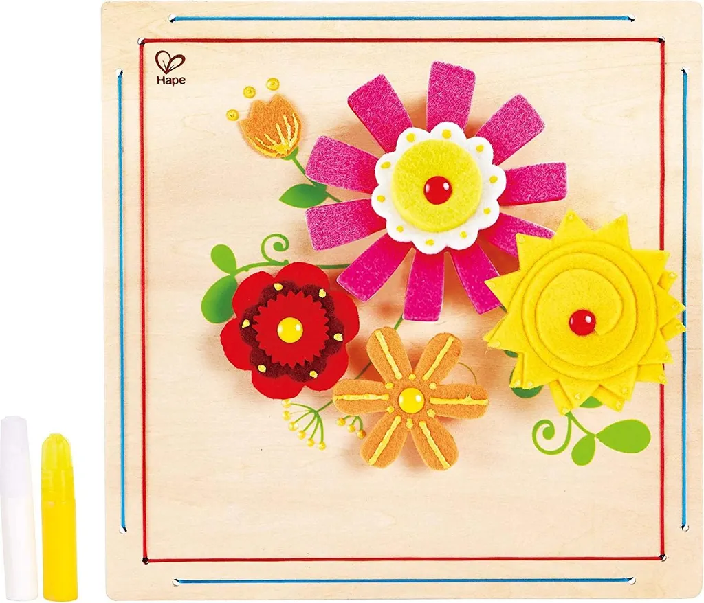Recensione Hape E5122 Sunny Flower Fun: Kit Artistico Professionale Kids