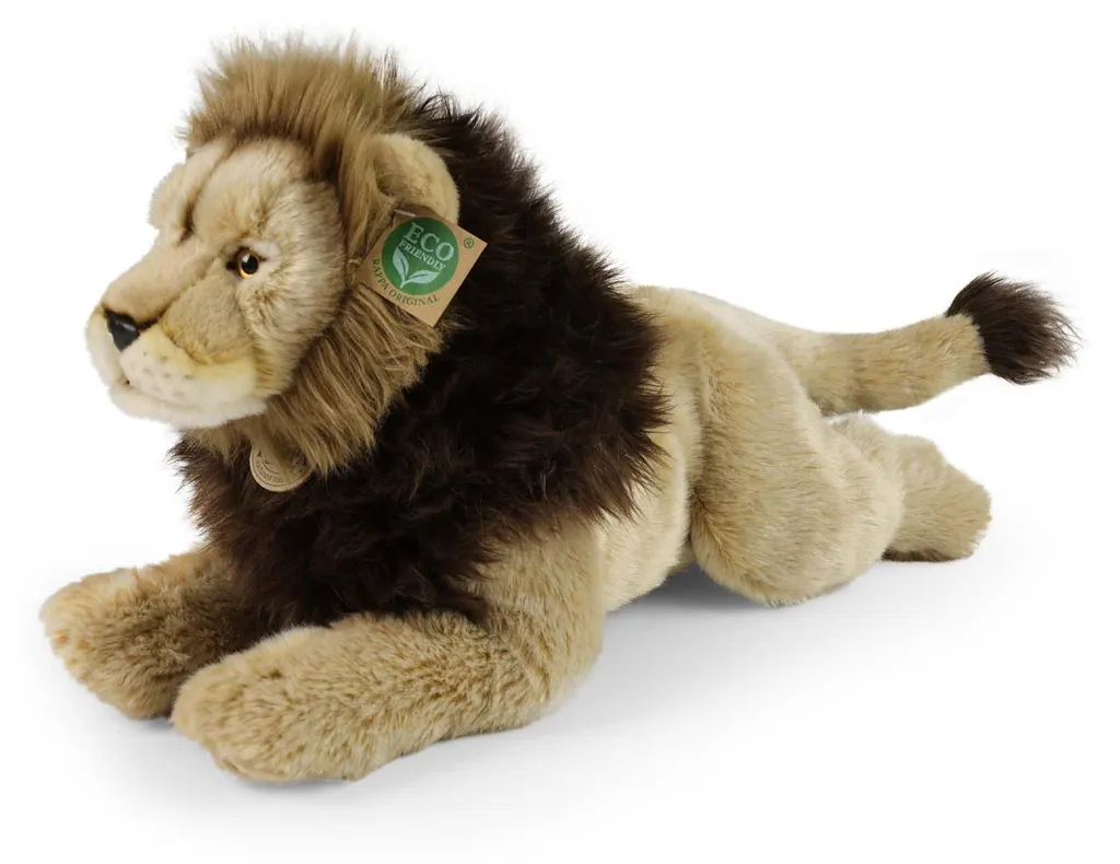 Peluche Lion 43 cm Anti-Allergies - Doudou Écolo sans Produit Chimique