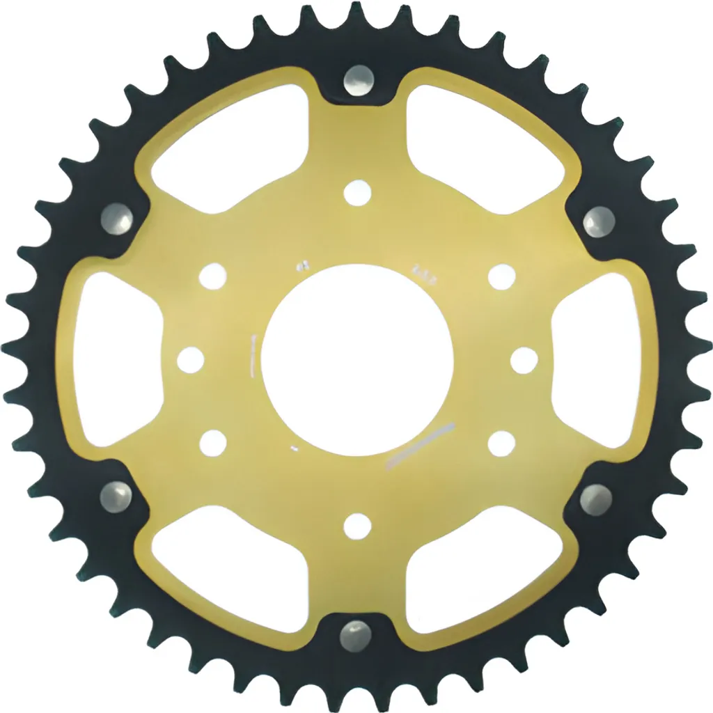 Couronne de Transmission Supersprox Stealth 520 45Z Or 8 Trous Moto