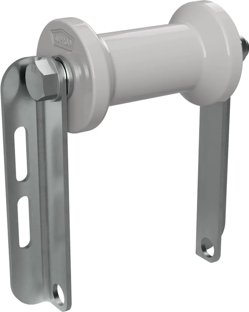 Rullo Chiglia Sicuro SUPROD 125mm con Staffa C in Acciaio Zincato