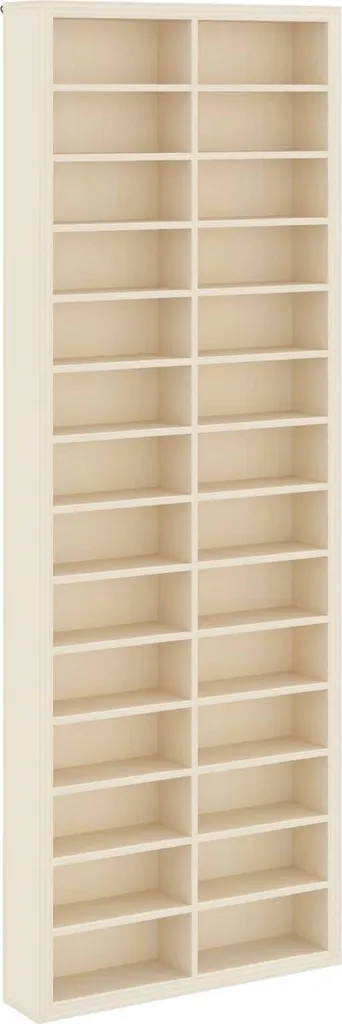 Scaffale da Muro Beige per Cameretta e Cucina | Legno 21x4,5x59 cm
