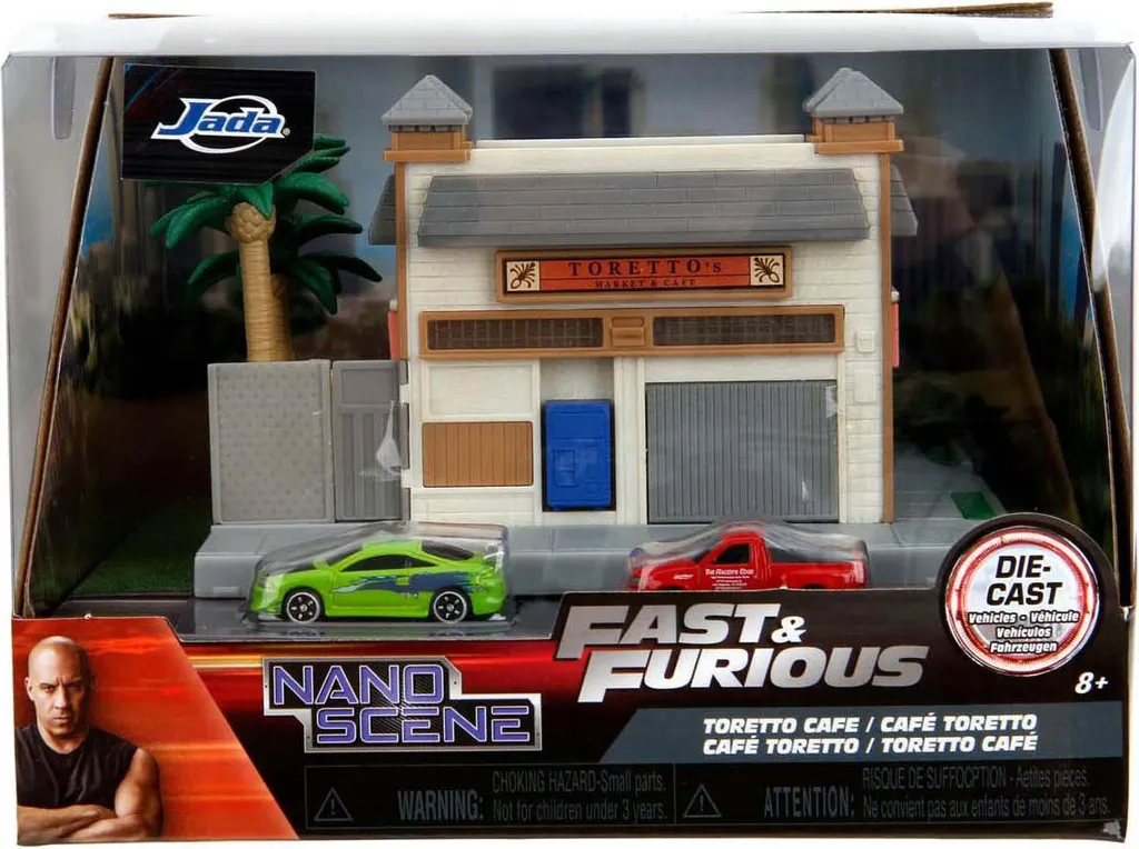 Maquette Fast & Furious Toretto Café Jada Toys sans Assemblage