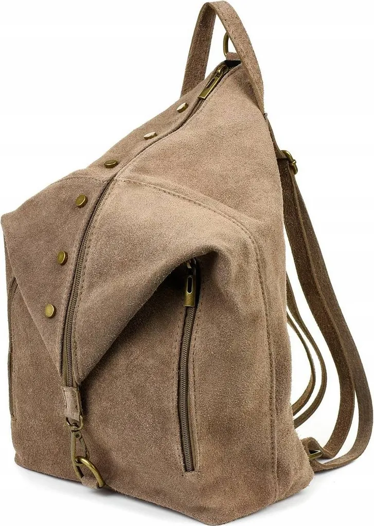 Sac à dos cuir Zamsz italien pour femme avec grand compartiment A4 chic