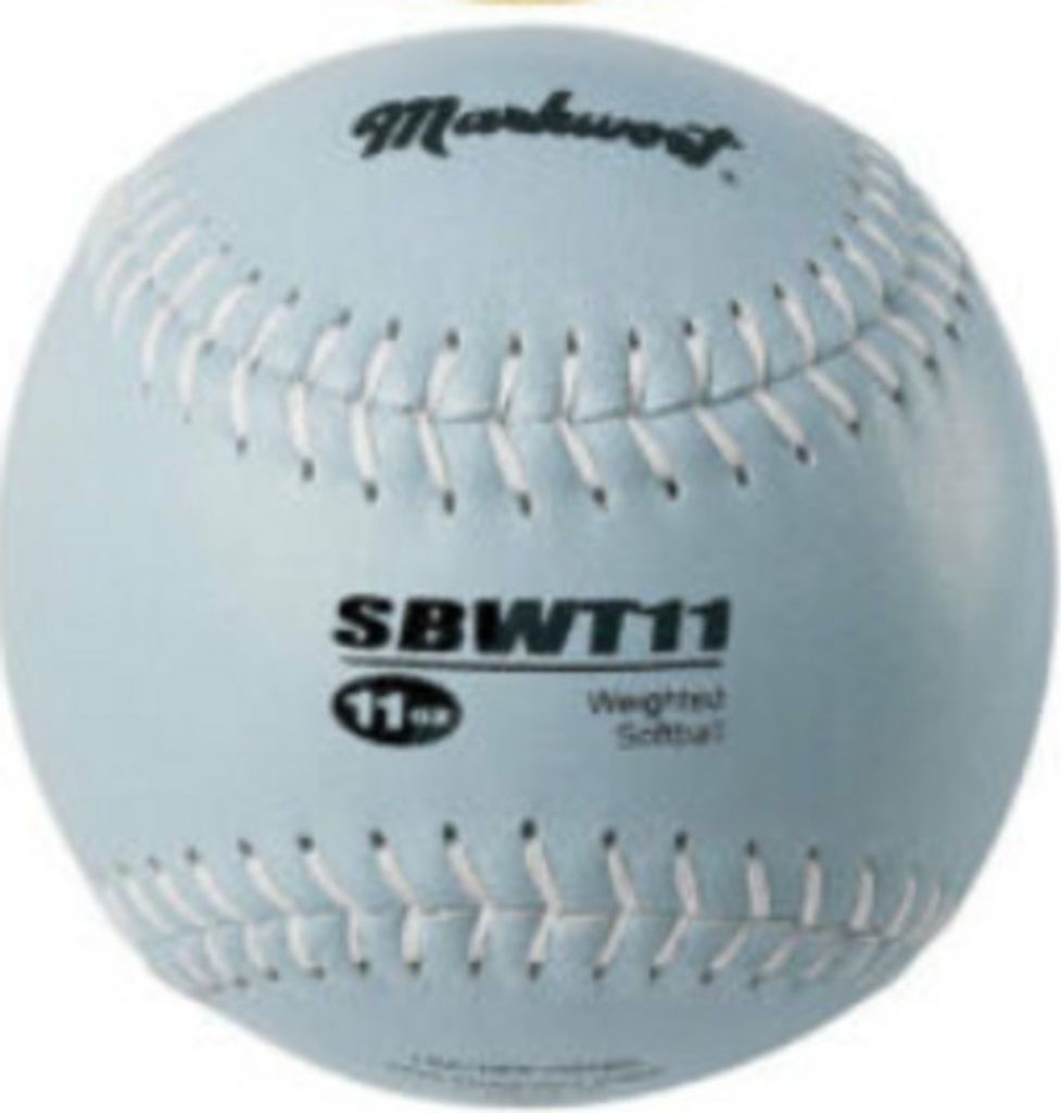 Markwort Weighted Leather Softball for Building Throwing Arm Strenght (SBWT) Weight 11 oz Baseball/Softball Artikel