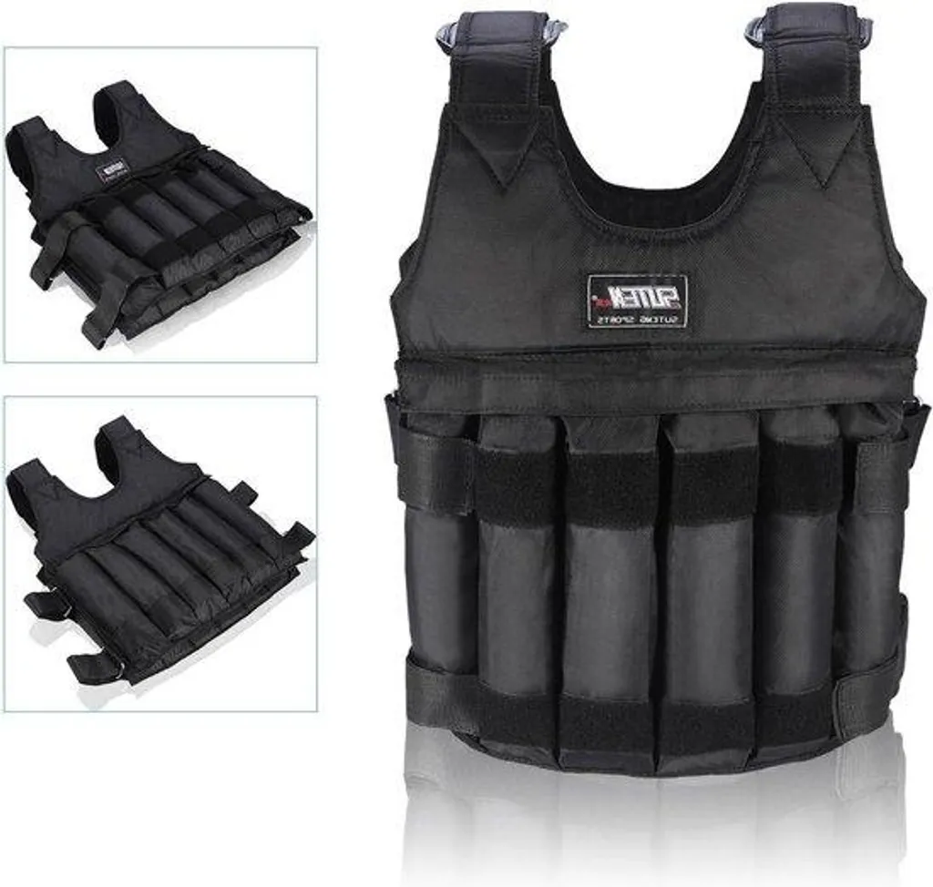 Gilet de musculation 20 kg ergonomique pour éviter les douleurs de dos