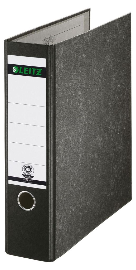 Leitz Ordner 180Grad 10700000 DIN A4 80mm Pappe schwarz