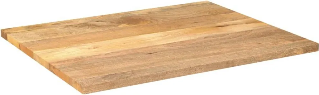 vidaXL Piano d'appoggio 90x80x2,5 cm rettangolare in legno massiccio di mango