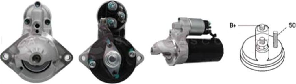 CASCO CST10403AS Starter Anlasser 1,80kW für BMW 3 Touring (E91) 12V