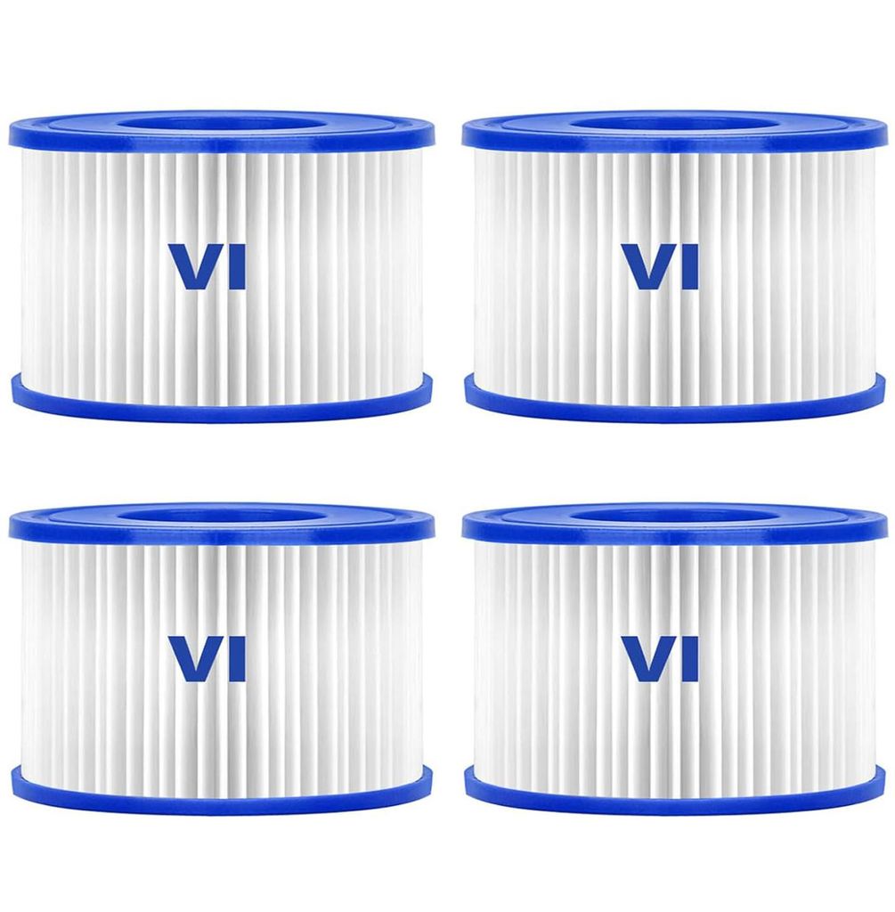 Poolfilter, Filter VI für Pool, Filterkartuschen, 4x Ersatz Produktbild 