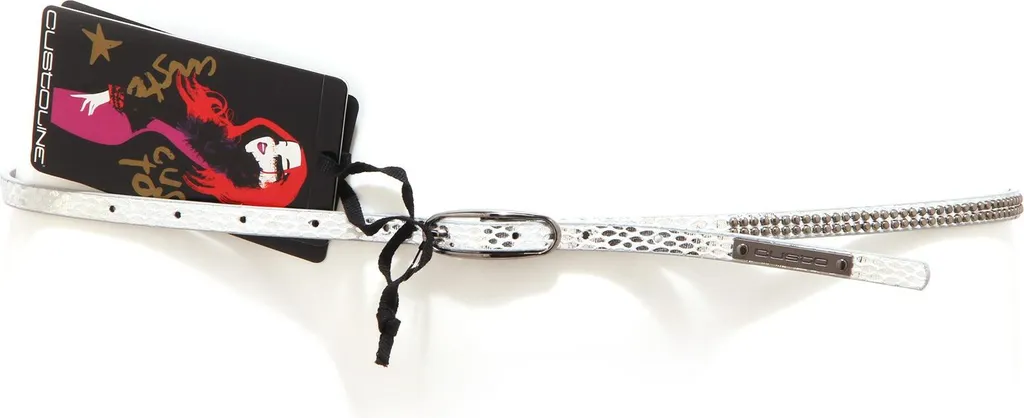 Cintura Donna Custo Amy White 2191S Argento | Accessorio Elegante