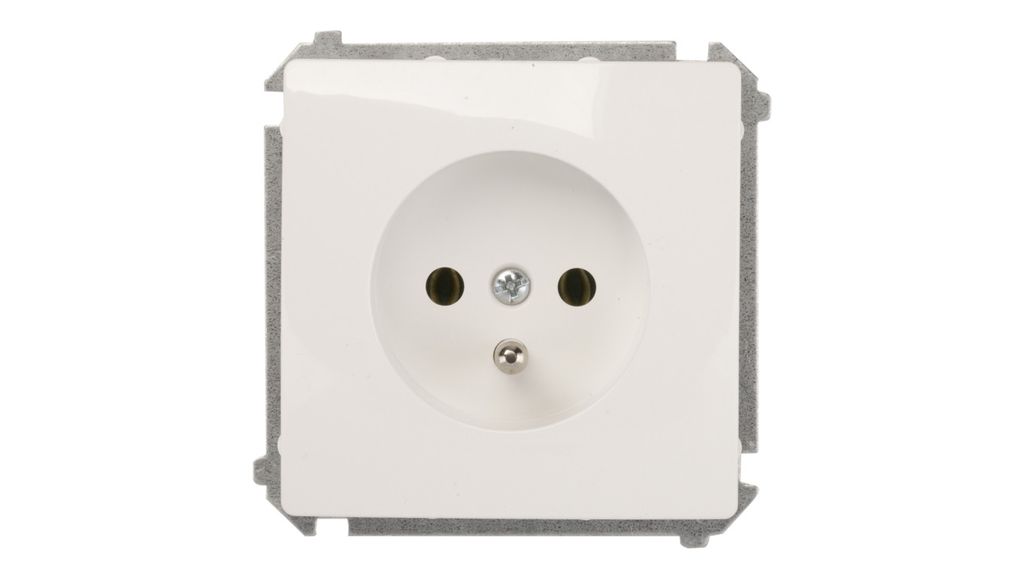 Prise individuelle Schuko blanc Bmgz1.01/11 Simon Basic Image du produit 