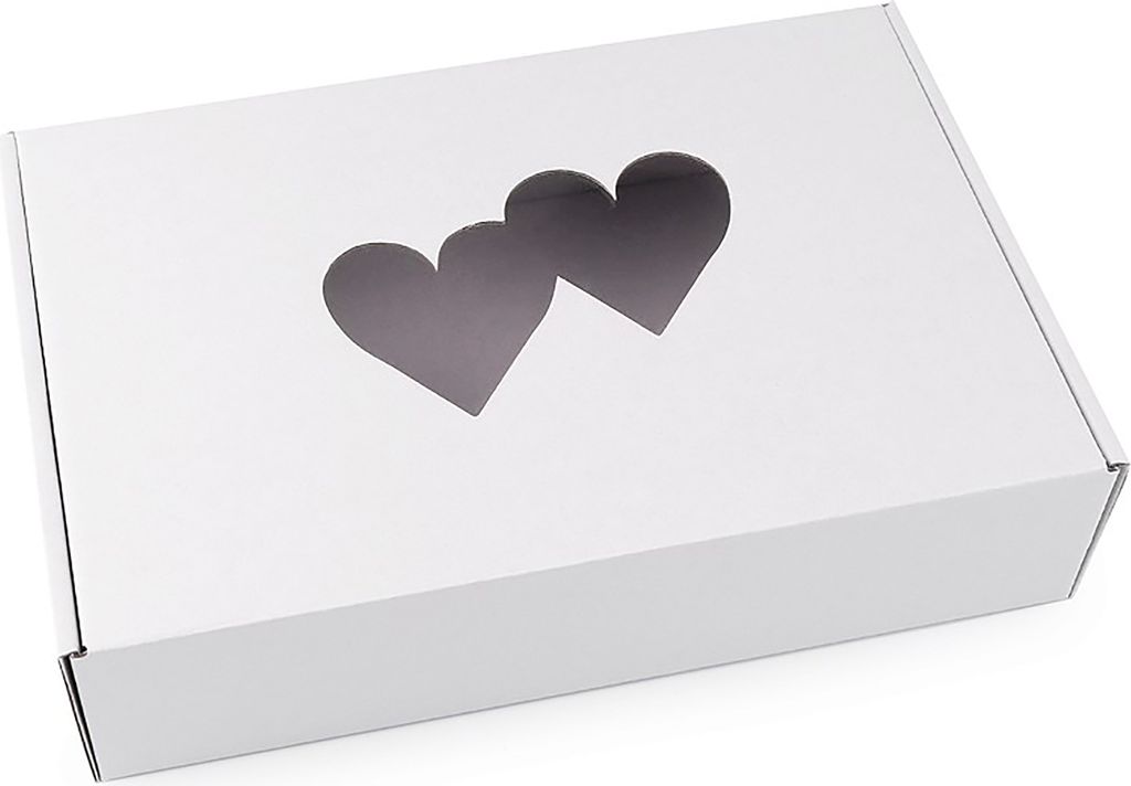 1 Geschenkschachtel 25x17x6cm weiß