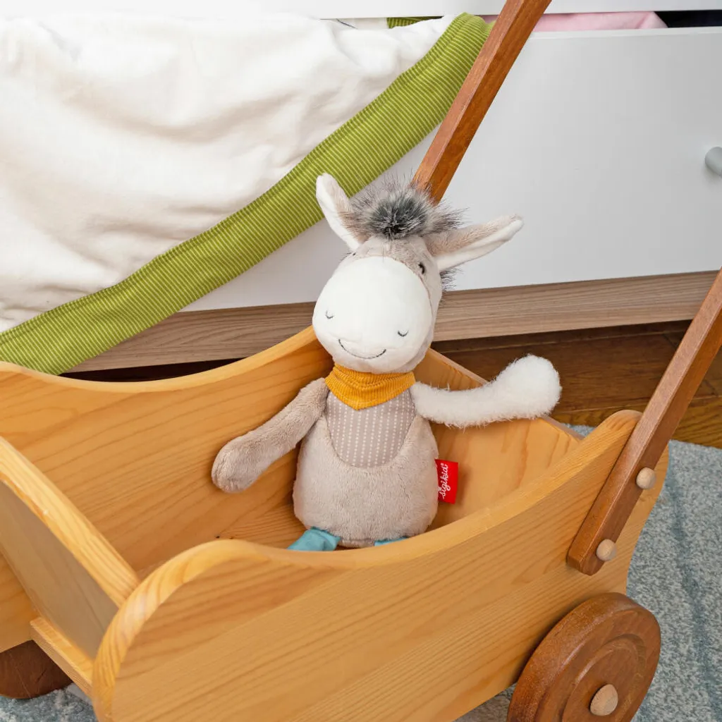 Doudou âne sigikid lavable et sûr pour éviter les allergies de bébé - 5