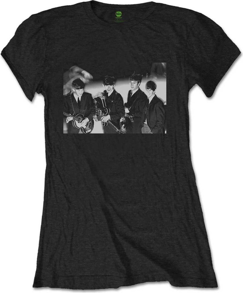 The Beatles - T-Shirt für Damen RO1176 (L) (Schwarz)