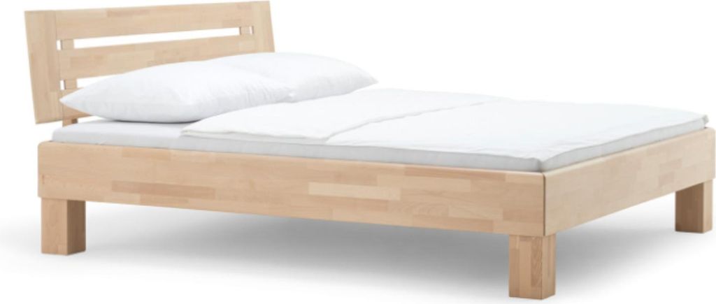 Dico Avantgarde Buche Massivholz Bettrahmen incl. Kopfteil 390.43