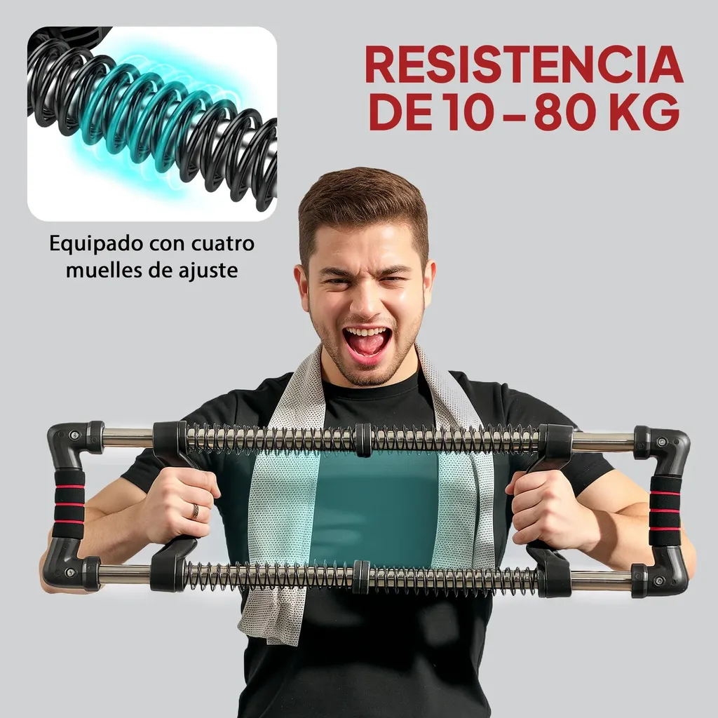 Appareil Musculation Pectoraux et Bras à Résistance Variable 80 kg - 3