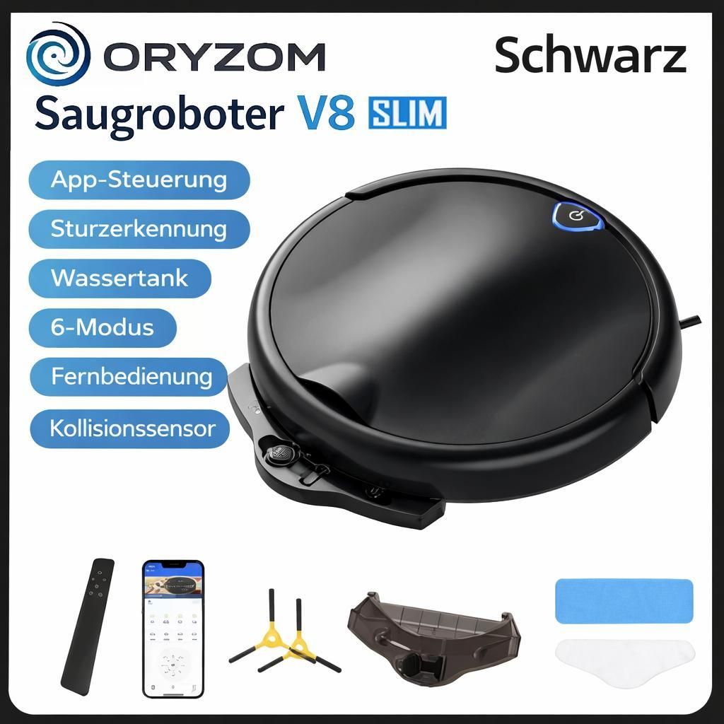 Robot aspirapolvere Oryzom™ V8 Slim - Pulizia completamente Immagine del prodotto 