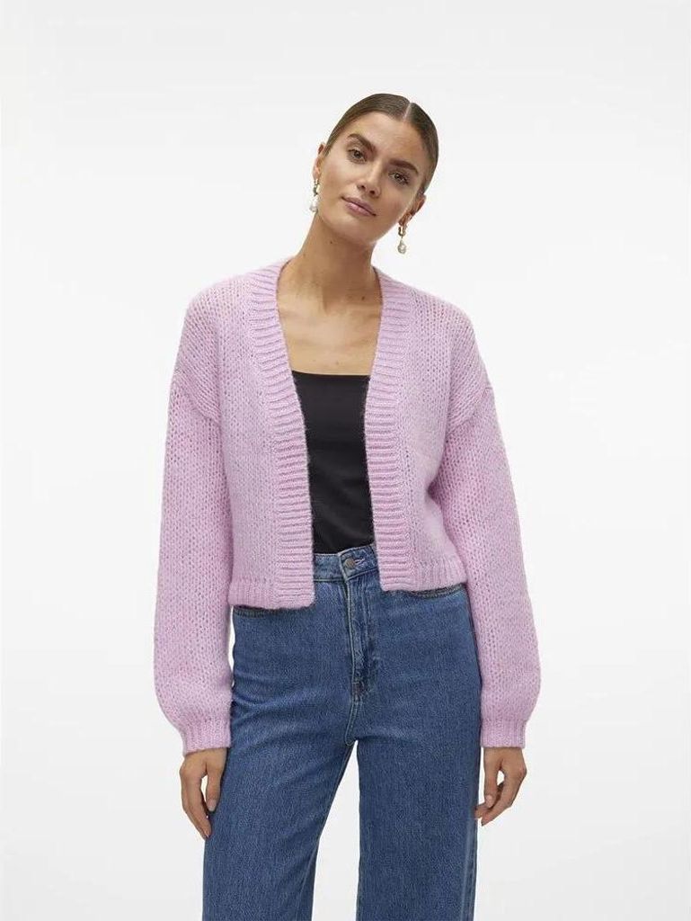 Vero Moda Butter Strickjacke Rosa L Damen Rosa L