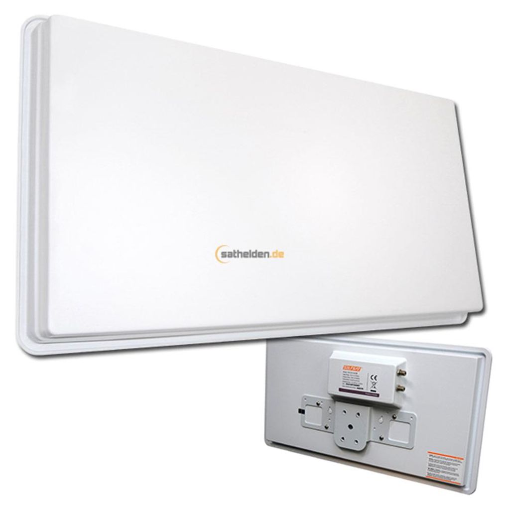 Selfsat H30D2 platte antenne met dubbele LNB voor 2 Productafbeelding 
