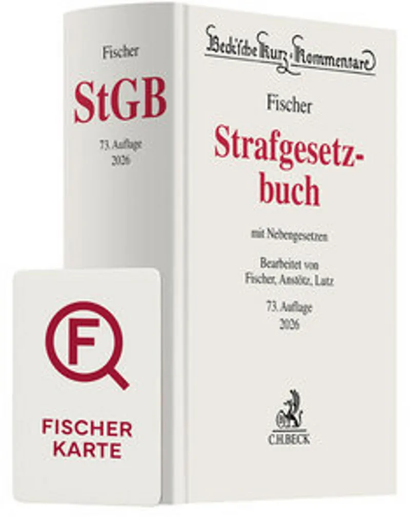 Évitez les Risques Fiscaux grâce au Fischer StGB Chat-Book 2026 Neuf