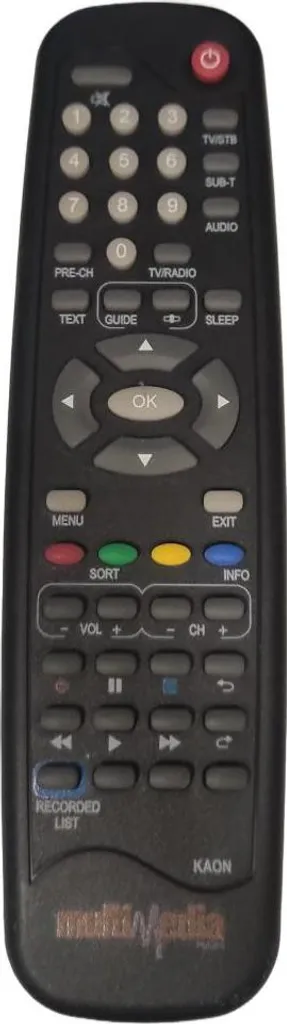 Télécommande de rechange Kaon pour boîtier TV et décodeur multimédia HD