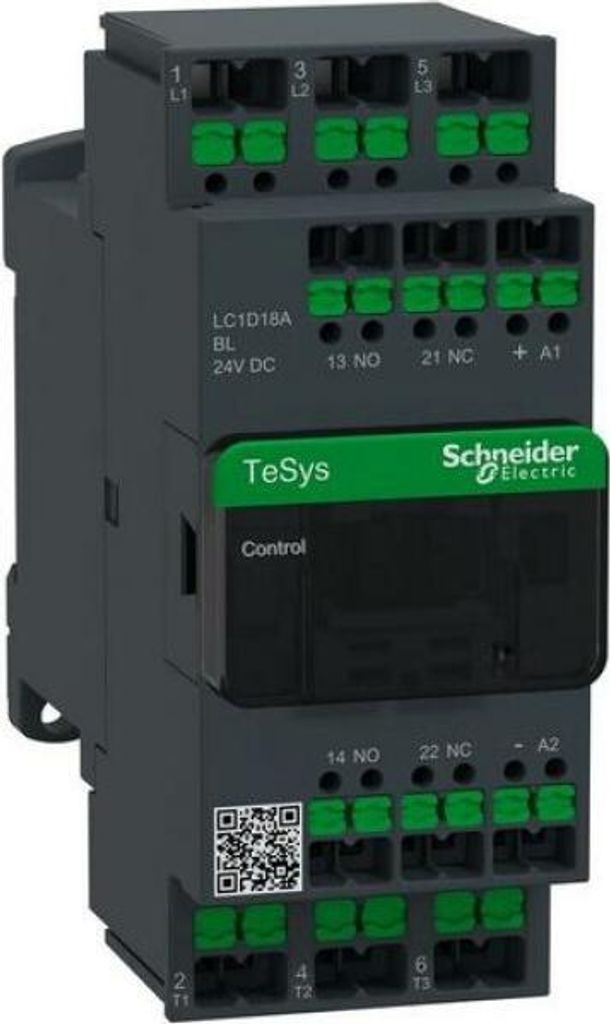Schneider Electric SCHÜTZ 3P 18A 24VDC GL SNAPIN (LC1D18ABL)