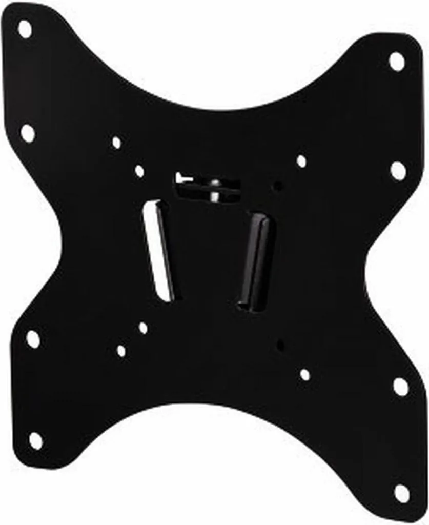 Staffa TV Hama Slim VESA 200x200 - Supporto a Muro Salvaspazio Nero