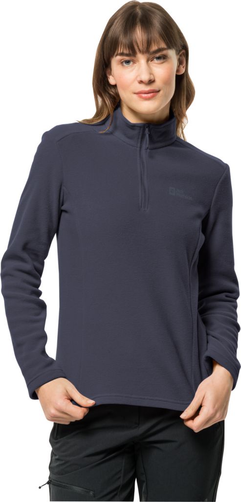 Jack Wolfskin Taunus Hz W Fleecepullover Skirolli Damen dunkelgrau schwarz XXL