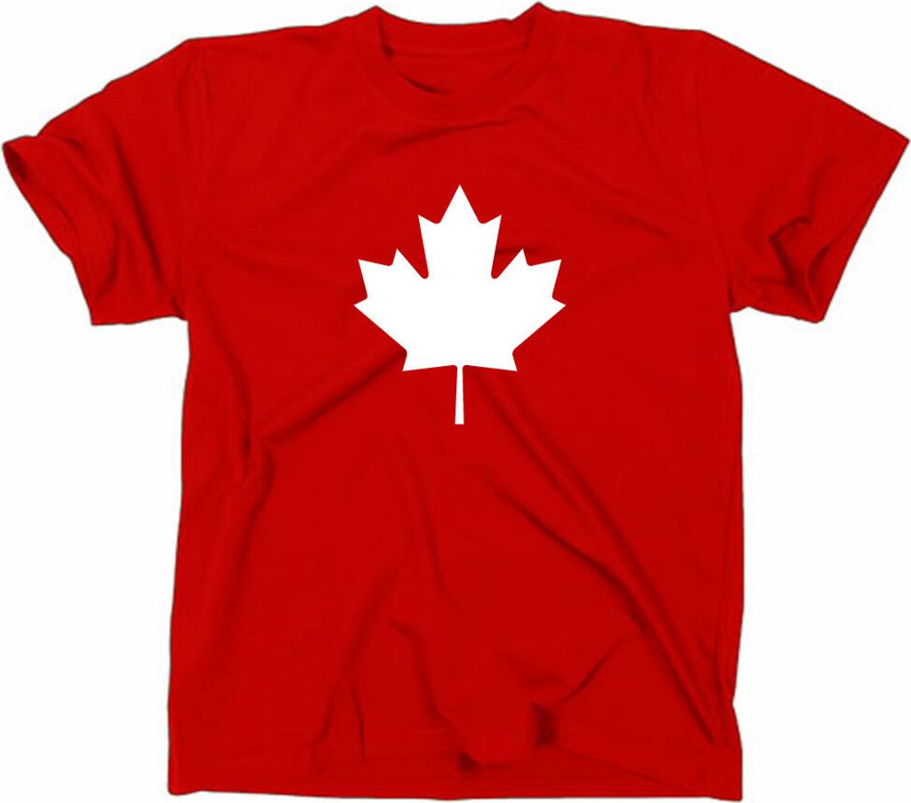 Styletex23 T-Shirt Kanada Flagge Fahne Ahorn, rot, S