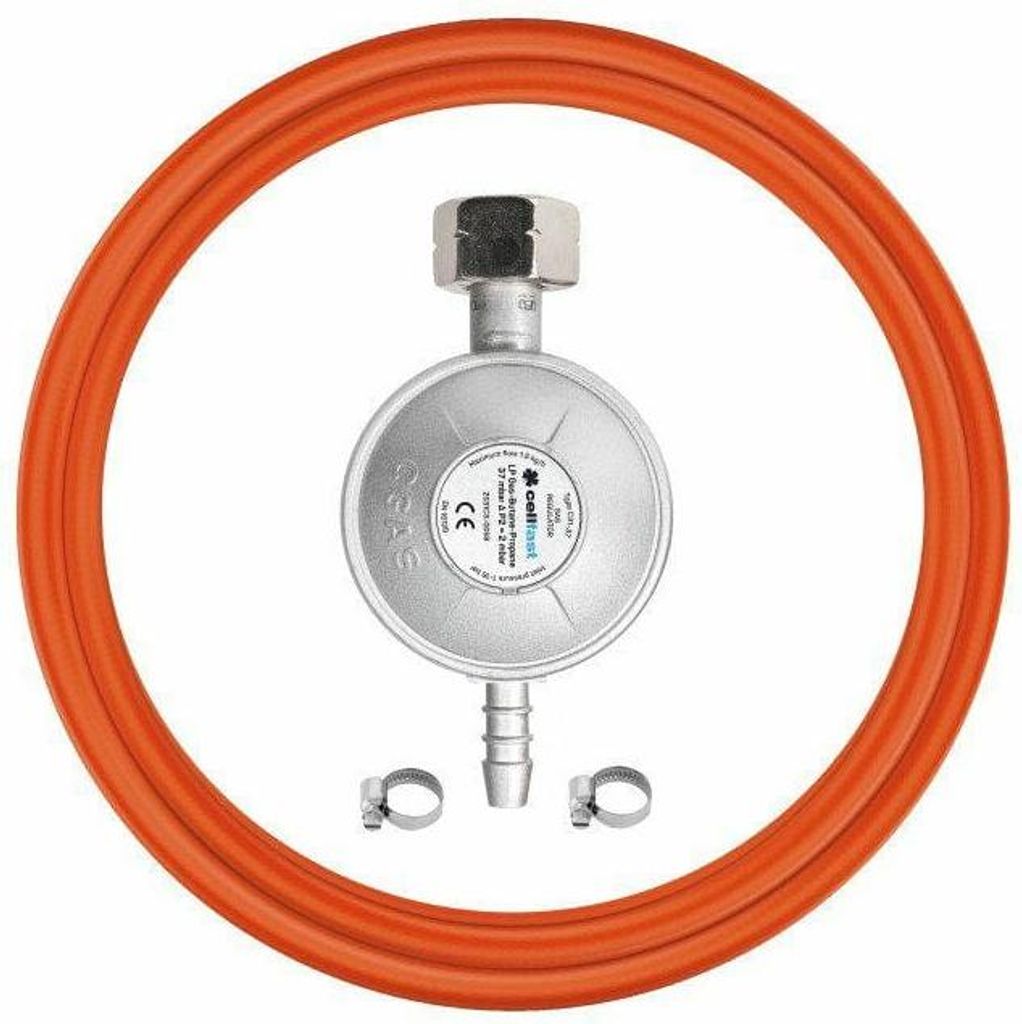 Set di raccordi Cellfast riduttore + tubo propano-butano da Immagine del prodotto 