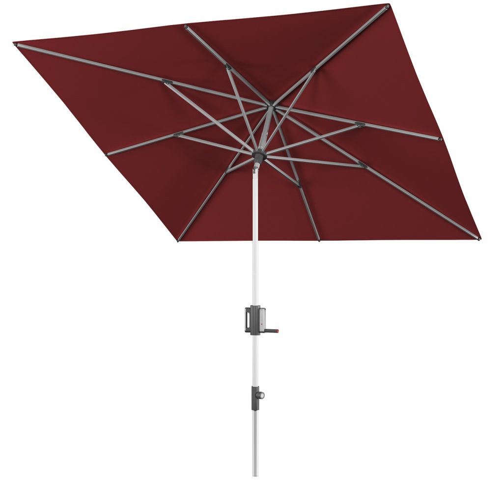 KNIRPS APOLL 300 x 200 cm rechteckig Balkonschirm 7 Farbvarianten Sonnenschirm 400 Bordeaux