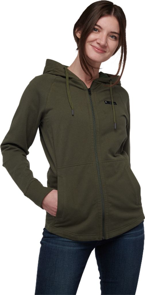 BLACK DIAMOND W RISE AND CLIMB FZ HOODY Lady, tundra Größe: XL