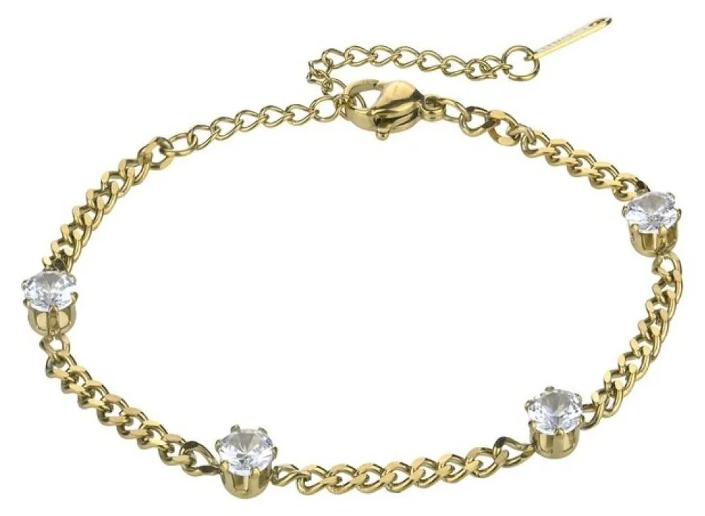Bracelet plaqué or Amelia MCB24032G - Bijou pour soirée et cérémonie