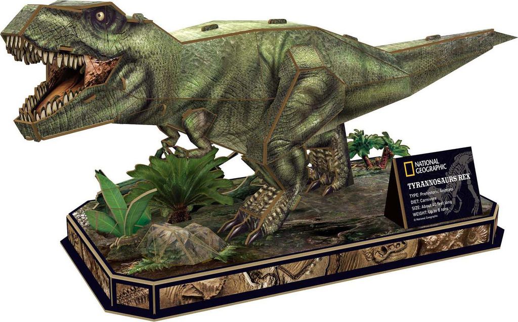 CubicFun Cubic Fun 3d Puzzel NG Tyrannosaurus REX, 52 Stück(e), Tiere, 8 Jahr(e)